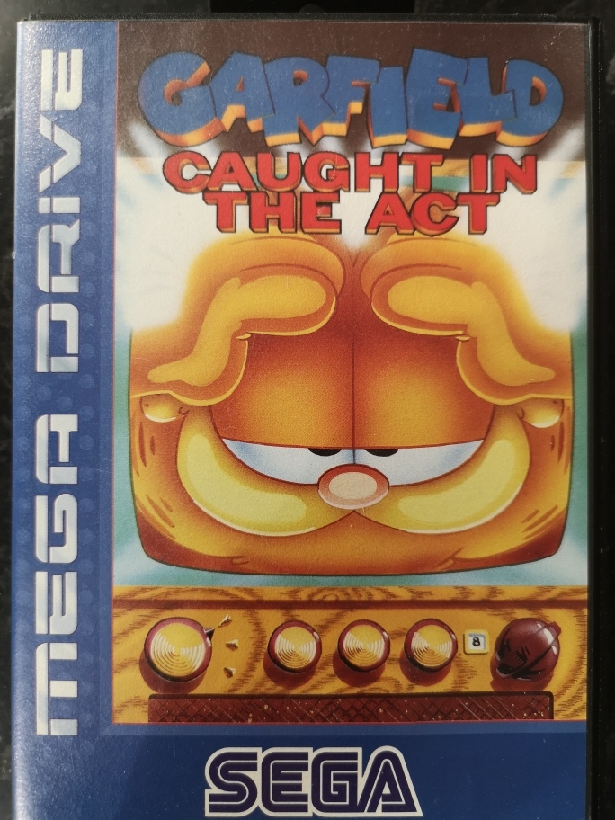Garfield Caught In The Act (Mega Drive) Boxed Pelimies