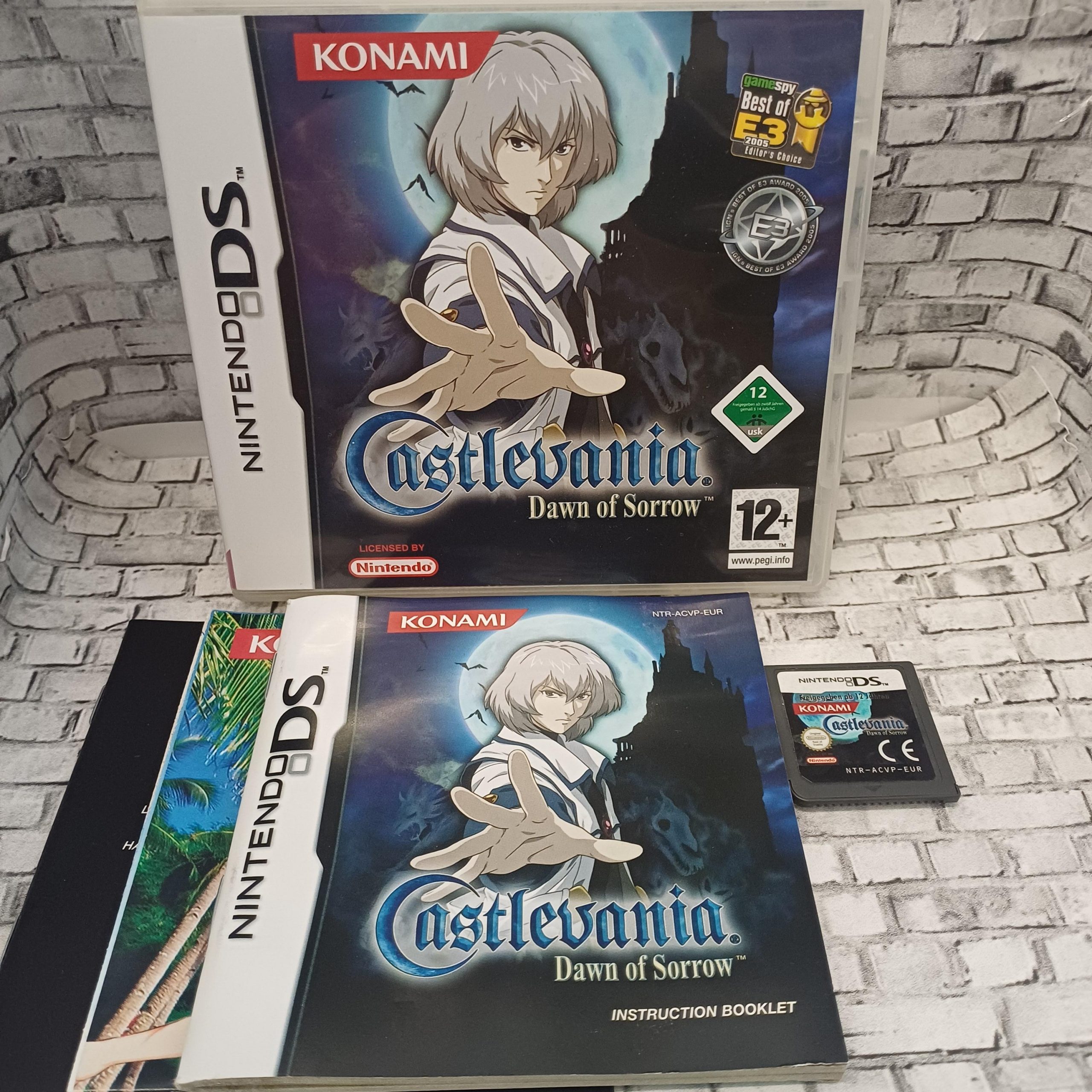 Castlevania Dawn of Sorrow käytetty (DS) CIB