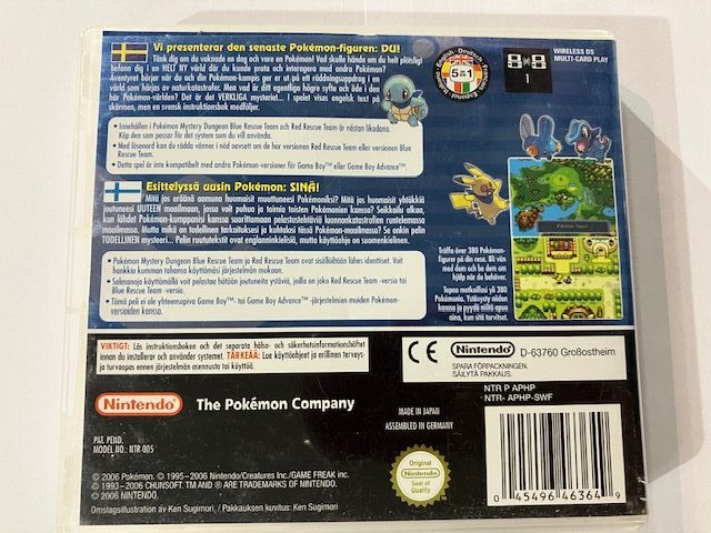 Pokémon Mystery Dungeon: Blue Rescue Team käytetty (DS) CIB - Image 3