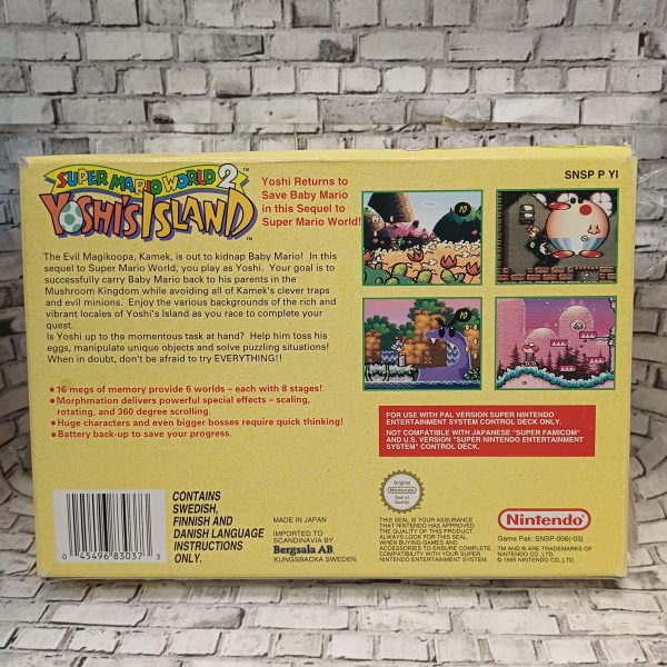 Super Mario World 2: Yoshi's Island SCN (SNES) CIB - Image 2