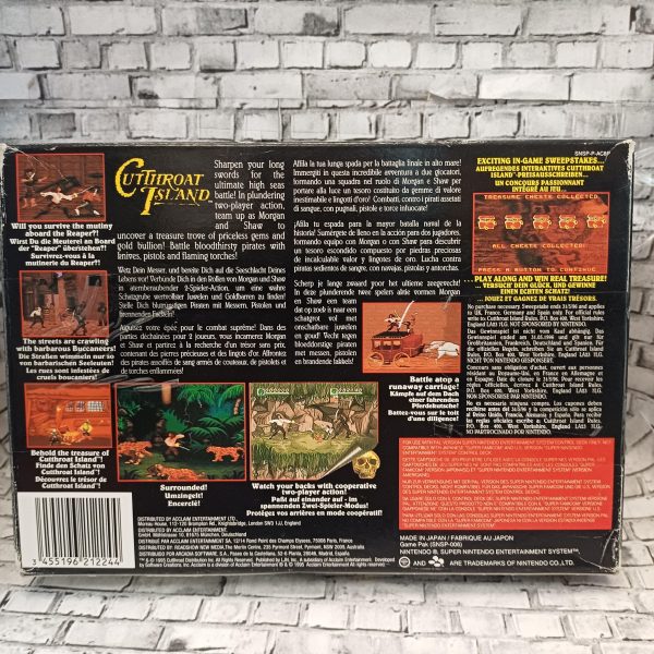 CutThroat Island EUR (SNES) CIB - Image 2