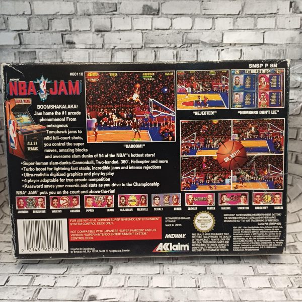 NBA JAM SCN (SNES) CIB - Image 2