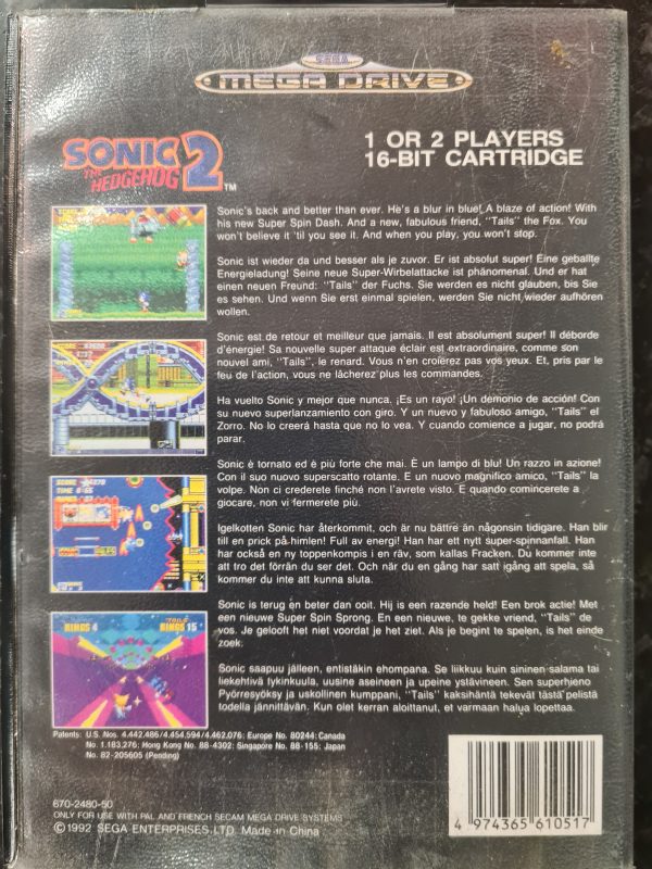 Sonic the Hedgehog 2 (Mega Drive) CIB - Image 2