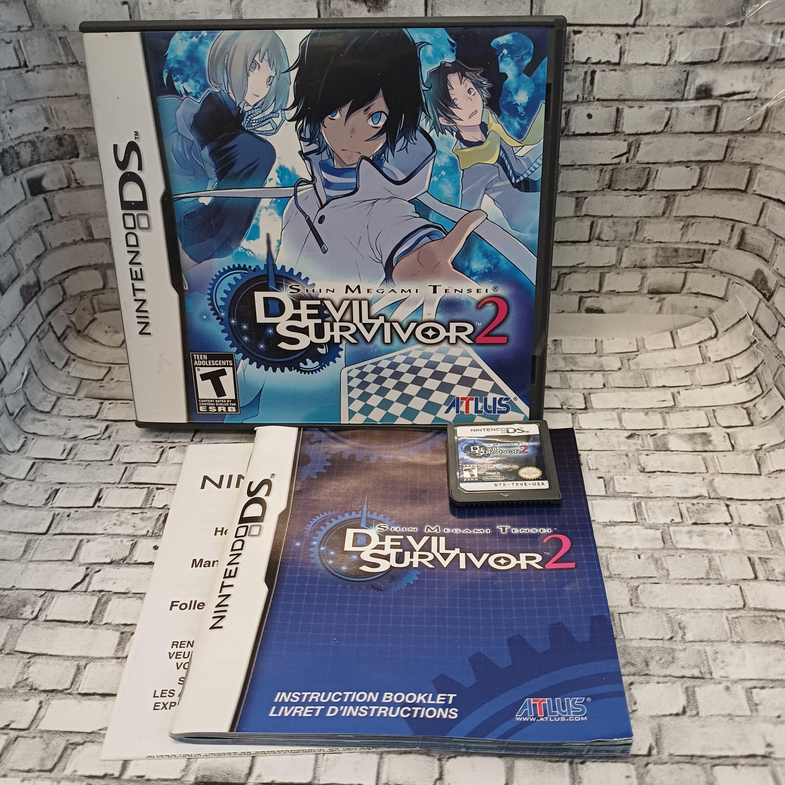 Shin Megami Tensei - Devil Survivor 2 käytetty USA (DS) CIB