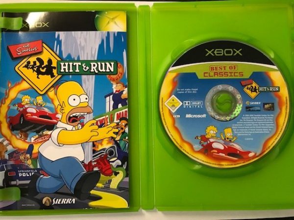 Simpsons Hit & Run käytetty (Xbox) Best of Classics CIB - Image 2