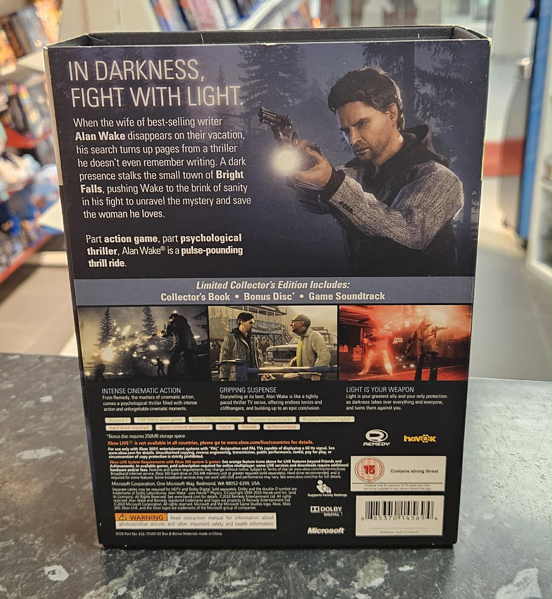 Alan Wake Limited Collector's Edition käytetty (Xbox 360) CIB - Image 2