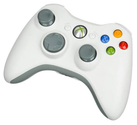 Xbox 360 langaton ohjain valkoinen käytetty