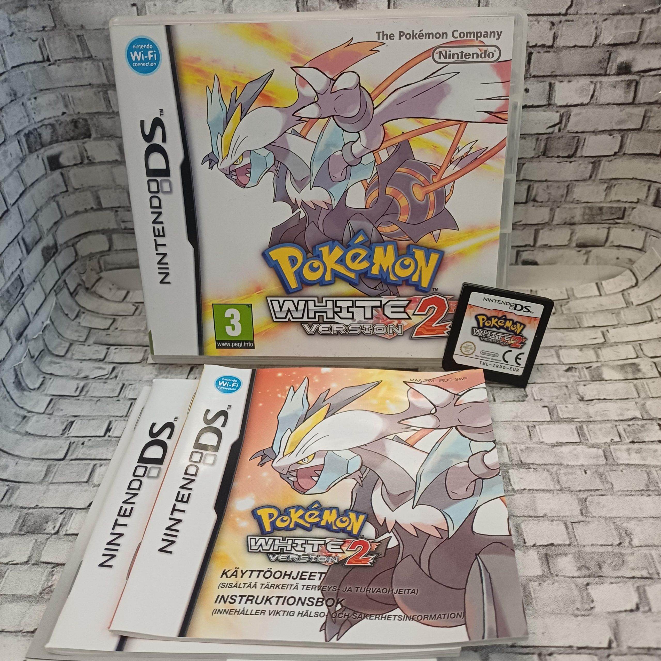 Pokémon White Version 2 käytetty (DS) CIB