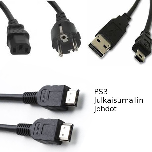 PS3 Julkaisumalli "FAT" Johtopaketti