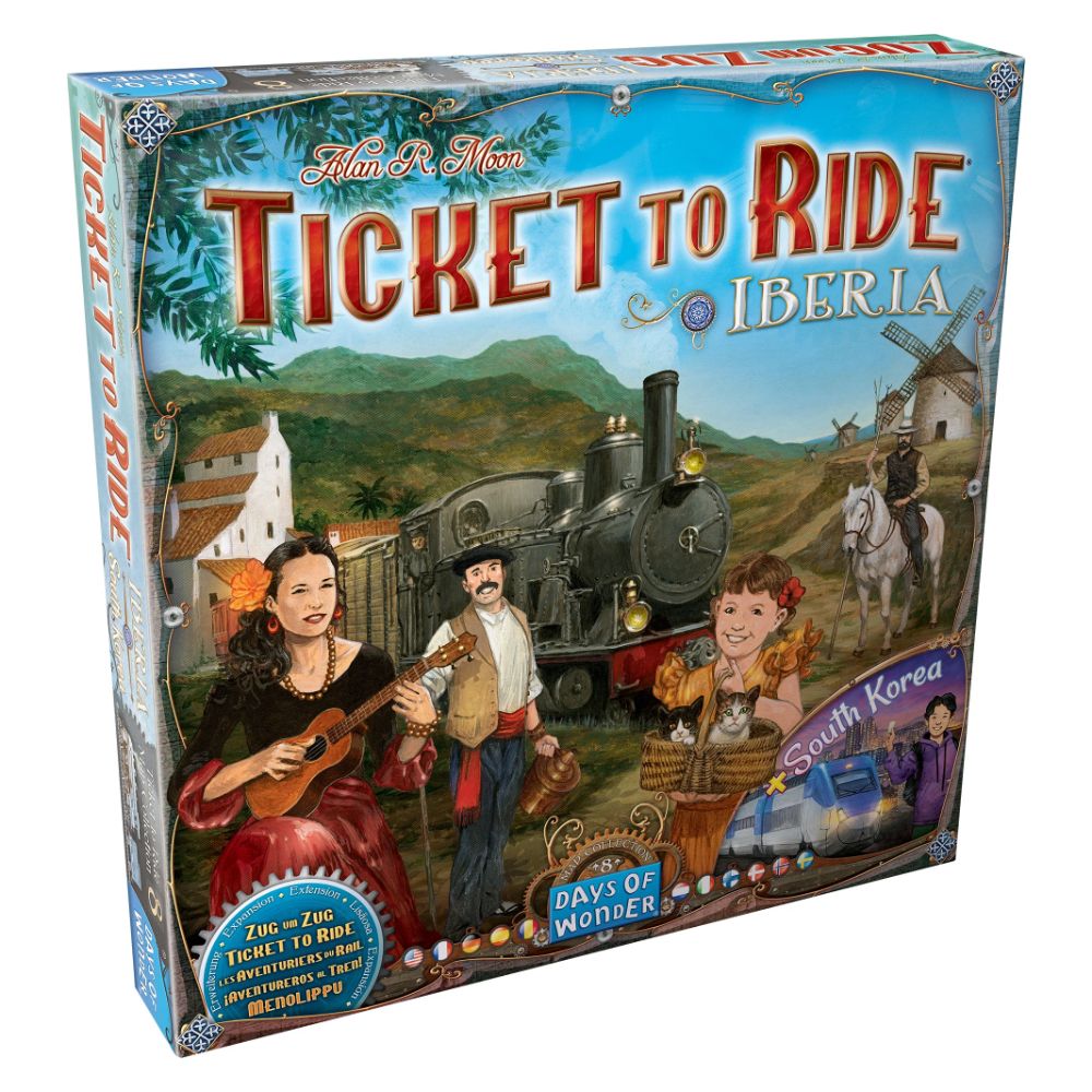 Ticket To Ride: Iberia & South Korea -lisäosa