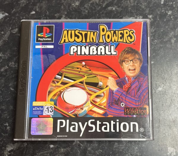 Austin Powers Pinball käytetty (PS1) CIB