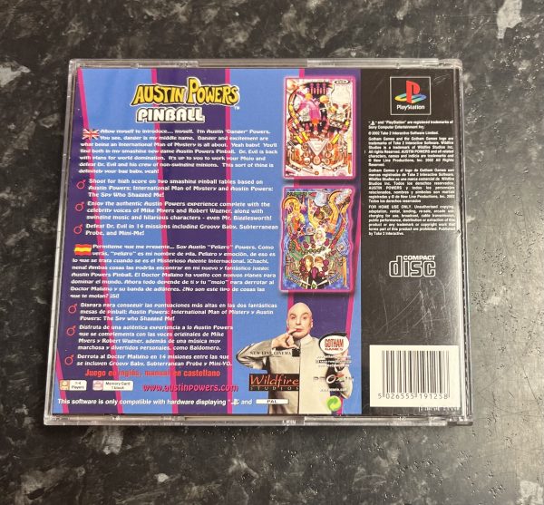 Austin Powers Pinball käytetty (PS1) CIB - Image 2