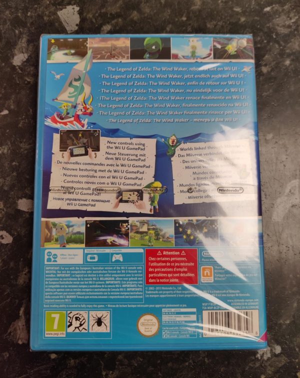The Legend of Zelda Wind Waker HD Limited Edition käytetty (Wii U) CIB - Image 3