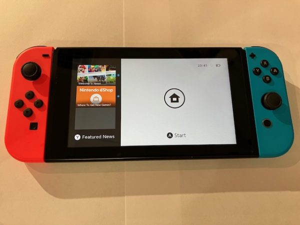Nintendo Switch V2 Neon Red / Neon Blue käytetty (takuu 6kk) EI SISÄLLÄ TELAKKAA - Image 2