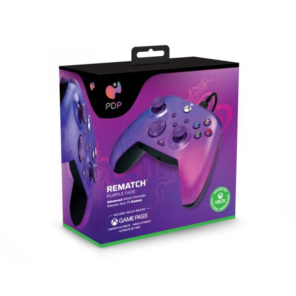 PDP Rematch Wired Controller - Purple Fade (Xbox One/Series X/PC)