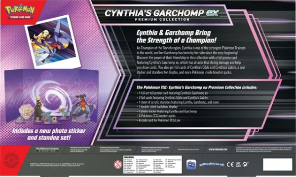 Pokémon TCG Cynthia's Garchomp EX Premium Collection - Image 2