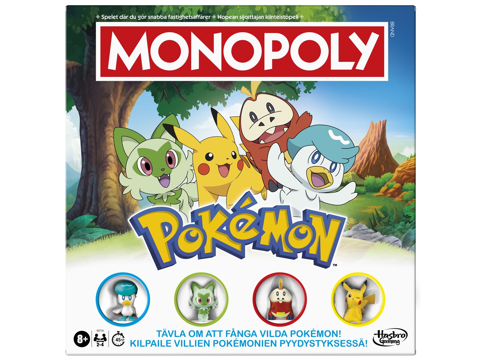 Pok mon Monopoly Suomi Ruotsi Pelimies