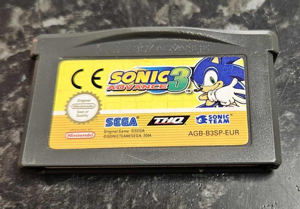 Sonic Advance 3 käytetty (GBA) Loose