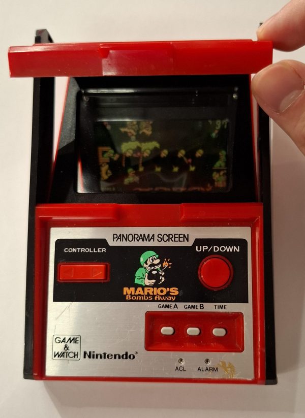 Mario's Bombs Away Game & Watch Panorama Screen käytetty Loose - Image 2