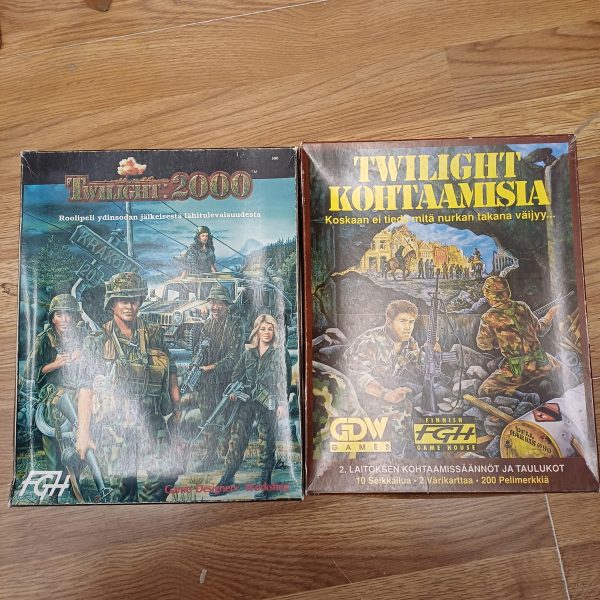 Twilight 2000 roolipeli kokoelma käytetty
