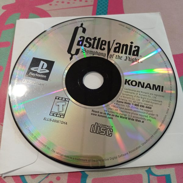 Castlevania Symphony of the Night käytetty (PS1) USA Loose