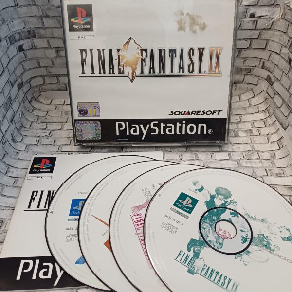 Final Fantasy IX käytetty (PS1) Black Label CIB