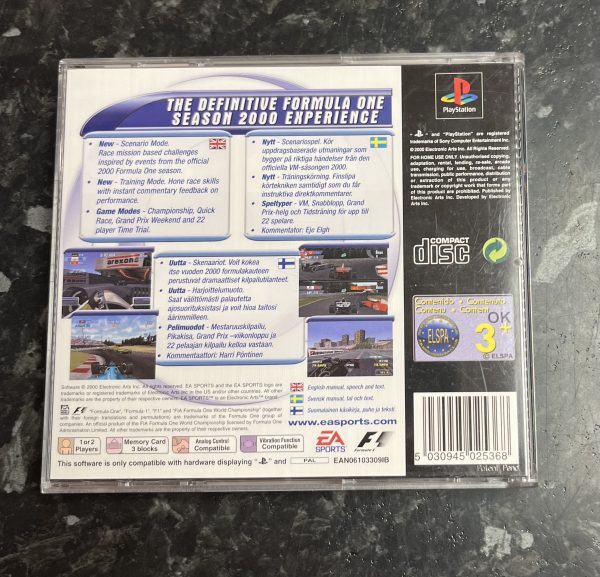 F1 Championship Season 2000 käytetty (PS1) CIB - Image 3