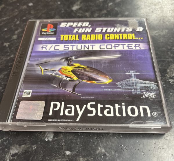 R/C Stunt Copter käytetty (PS1) CIB