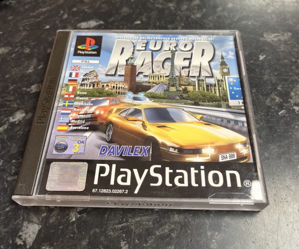 Euro Racer käytetty (PS1) CIB