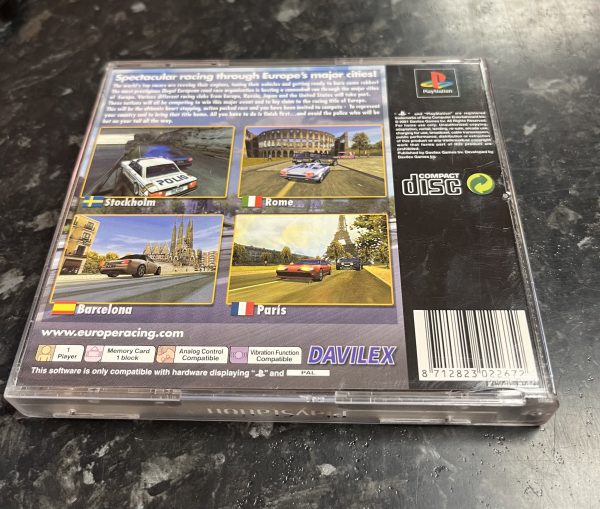 Euro Racer käytetty (PS1) CIB - Image 3