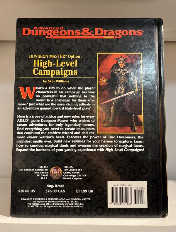AD&D 2nd Edition Dungeon Master Option: High-Level Campaigns käytetty (Kirja) - Image 2