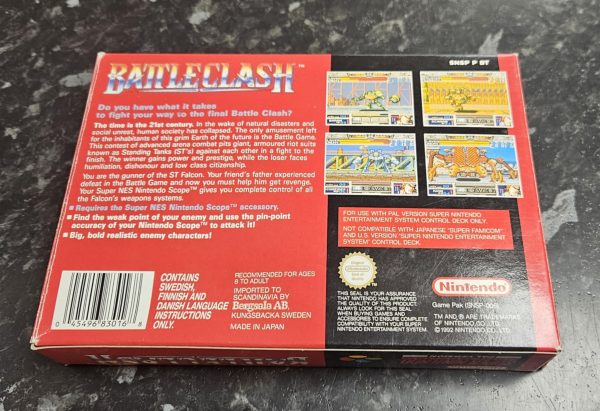 Battle Clash käytetty (SNES) SCN CIB - Image 2