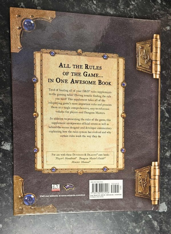 D&D 3.5th Edition Rules Compendium käytetty (Kirja) - Image 2