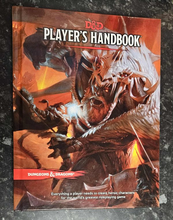 D&D 5th Ed. Player's Handbook käytetty (Kirja)