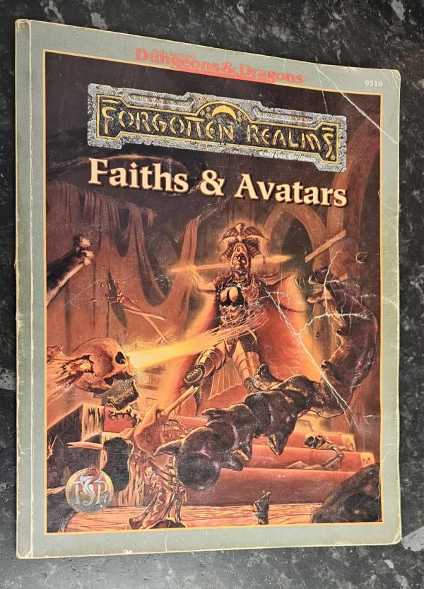 AD&D 2nd Edition Forgotten Realms: Faiths & Avatars käytetty (Kirja)