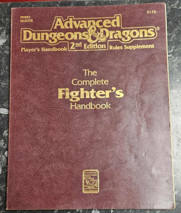 AD&D 2nd Edition The Complete Fighter's Handbook käytetty (Kirja)