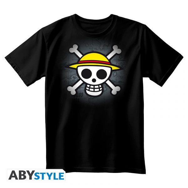 One Piece T-paita "Jolly Roger" Small