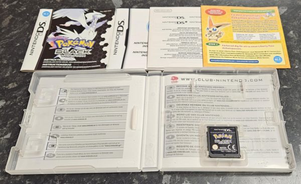 Pokémon Black Version käytetty (DS) CIB - Image 3
