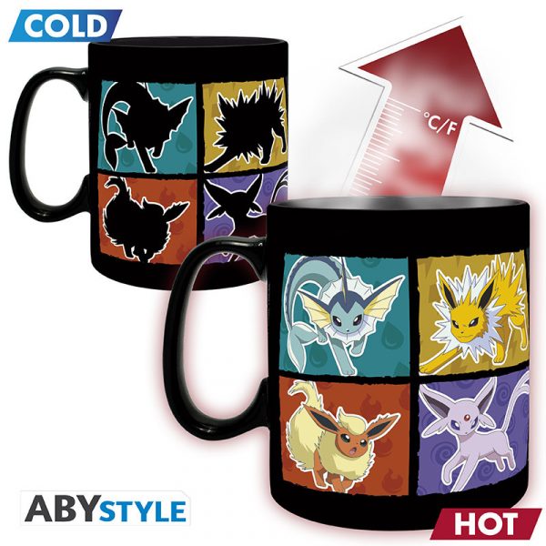 Pokemon - Heat Change Mug - 460 ml - Eevee - Image 2
