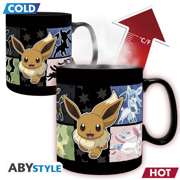 Pokemon - Heat Change Mug - 460 ml - Eevee