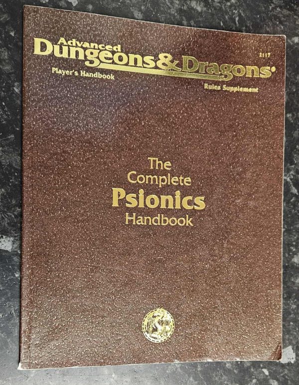 AD&D 2nd Edition The Complete Psionics Handbook käytetty (Kirja)