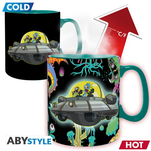 Rick and Morty - Heat Change Mug - 460 ml - Spaceship