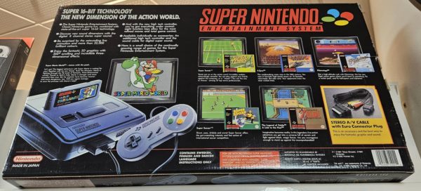 Super Nintendo Konsoli + Super Mario World Bundle käytetty (SNES) SCN CIB - Image 2