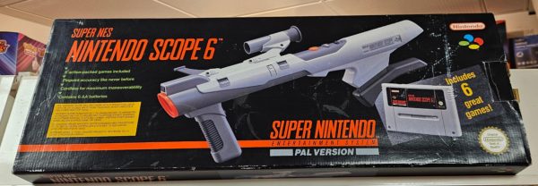 Nintendo Scope 6 Gun Bundle käytetty (SNES) SCN CIB