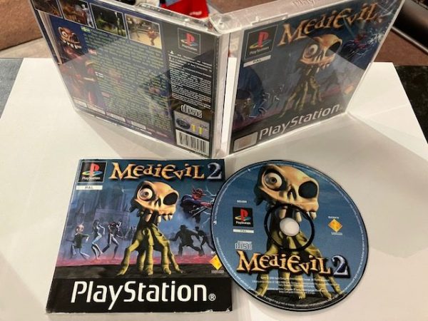MediEvil 2 käytetty (PS1) Black Label CIB - Image 2