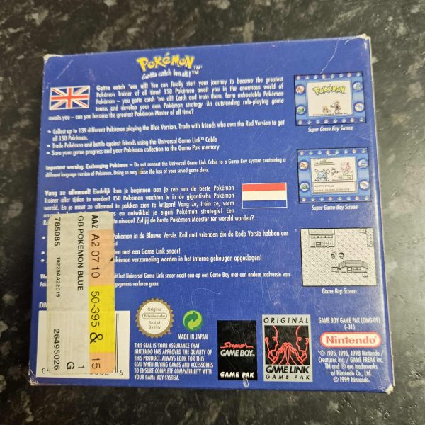 Pokémon Blue käytetty (Game Boy) Boxed - Image 2