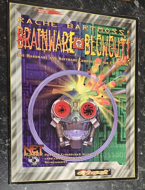 Cyberpunk 2020 Rache Bartmoss' Brainware Blowout - Netrunning Compendium käytetty (Kirja)