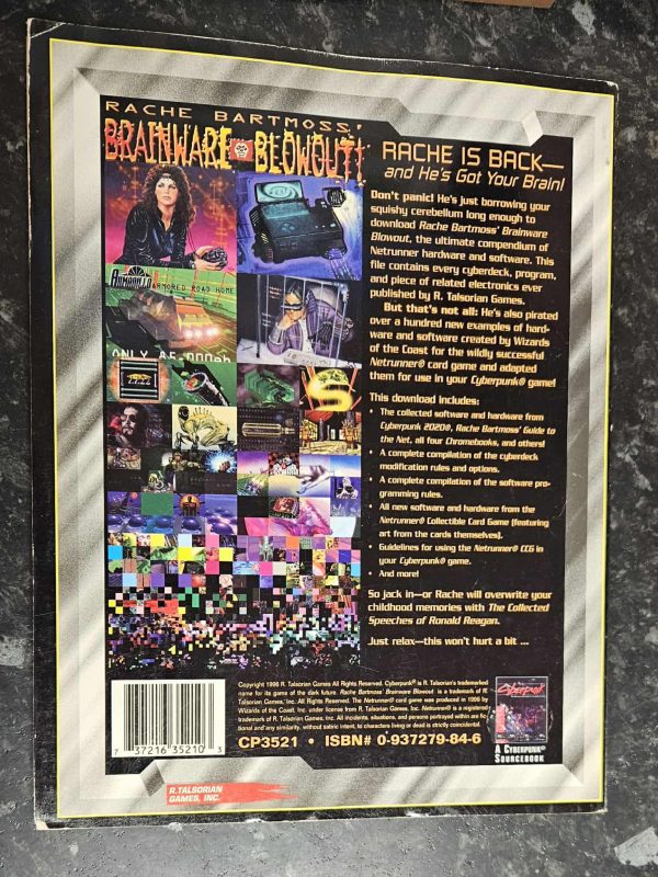 Cyberpunk 2020 Rache Bartmoss' Brainware Blowout - Netrunning Compendium käytetty (Kirja) - Image 2