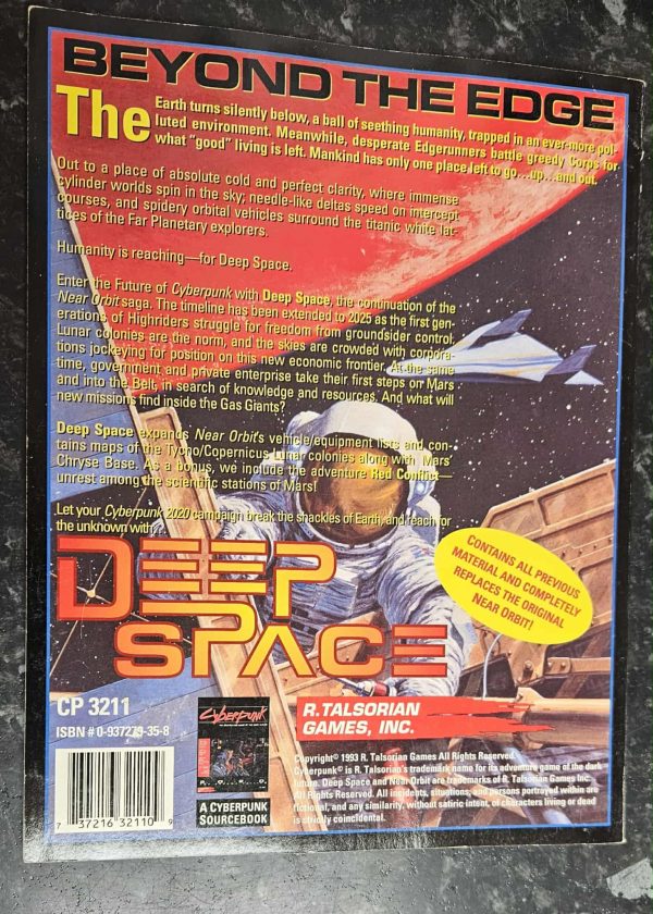 Cyberpunk 2020 Deep Space käytetty (Kirja) - Image 2
