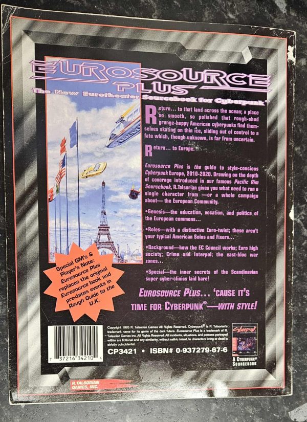 Cyberpunk 2020 Eurosource Plus käytetty (Kirja) - Image 2